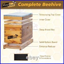 metal top bee box|MayBee 5 Frame Nuc Beehive for Bees Complete .